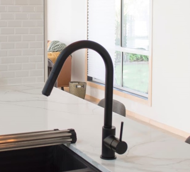 Caroma dorf vixen pullout sink mixer black chrome. Matt Black Tapware Is Here To Stay Smith Sons