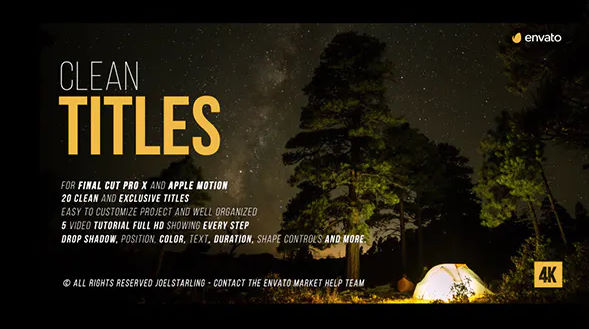 Freebies for final cut pro x that are going to make all the difference in your projects. Gold Clean Titles For Final Cut Pro X 19753939 Free After Effects Templates Premiere Pro Templates