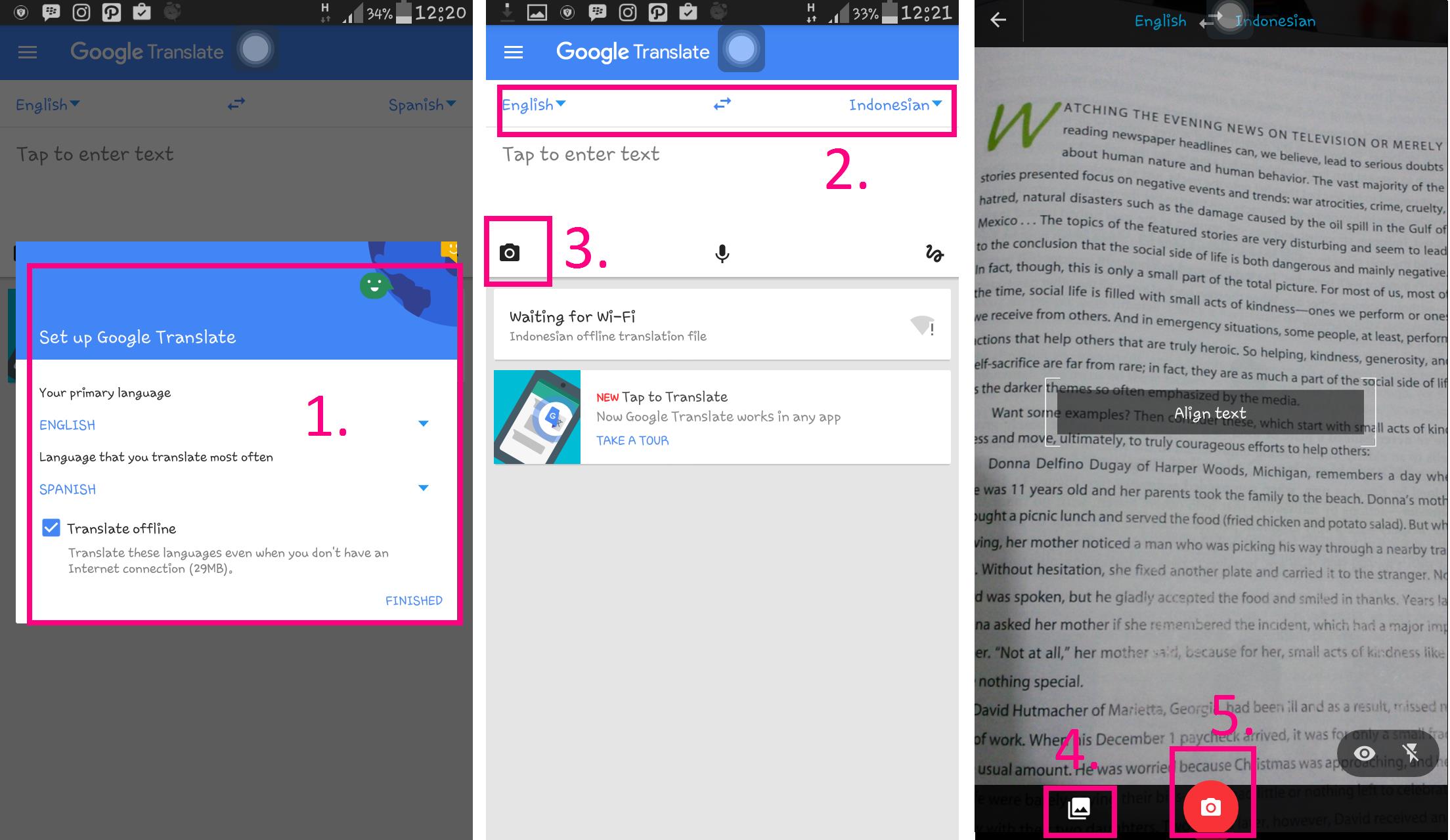 Mulai dari komputer , … Cara Translate Tulisan Pada Gambar Atau Foto Inwepo