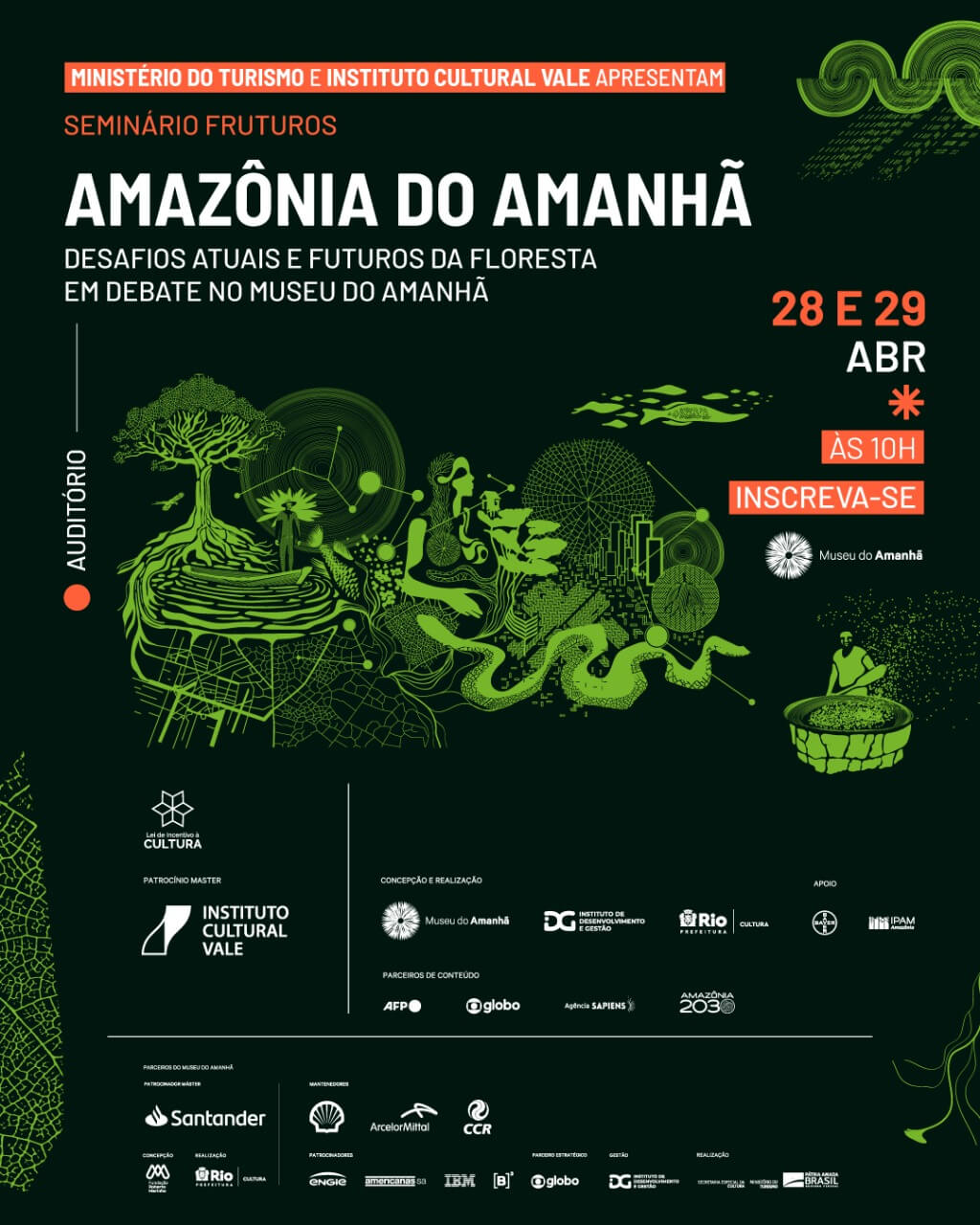 28 e 29 de abril: Participe do Seminário Fruturos – Amazônia do Amanhã
