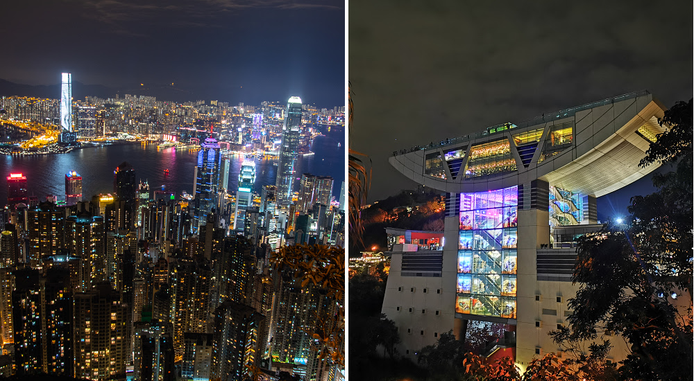 免費香港太平山夜景|凌霄閣摩天台 盧吉道觀景平台從不同角度欣賞百萬夜景