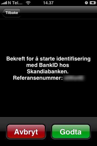 Bankid er en elektronisk legitimasjon for sikker identifisering og signering på nett. BankID pÃ¥ iPhone | iPod1