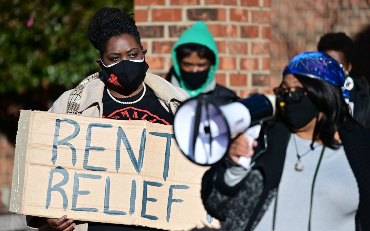 Rent Relief Protest