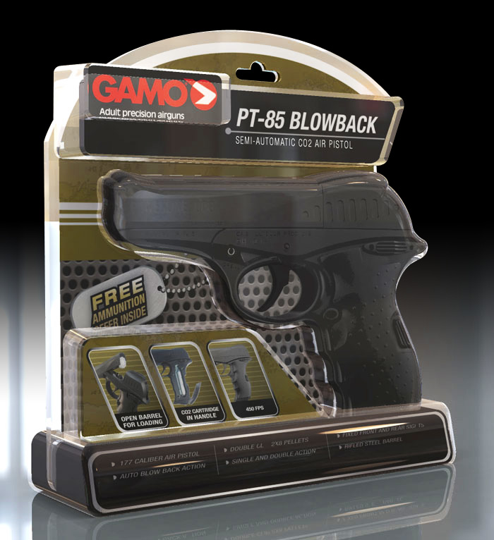 Hanging Clam Pack Concept 3-D Rendering)