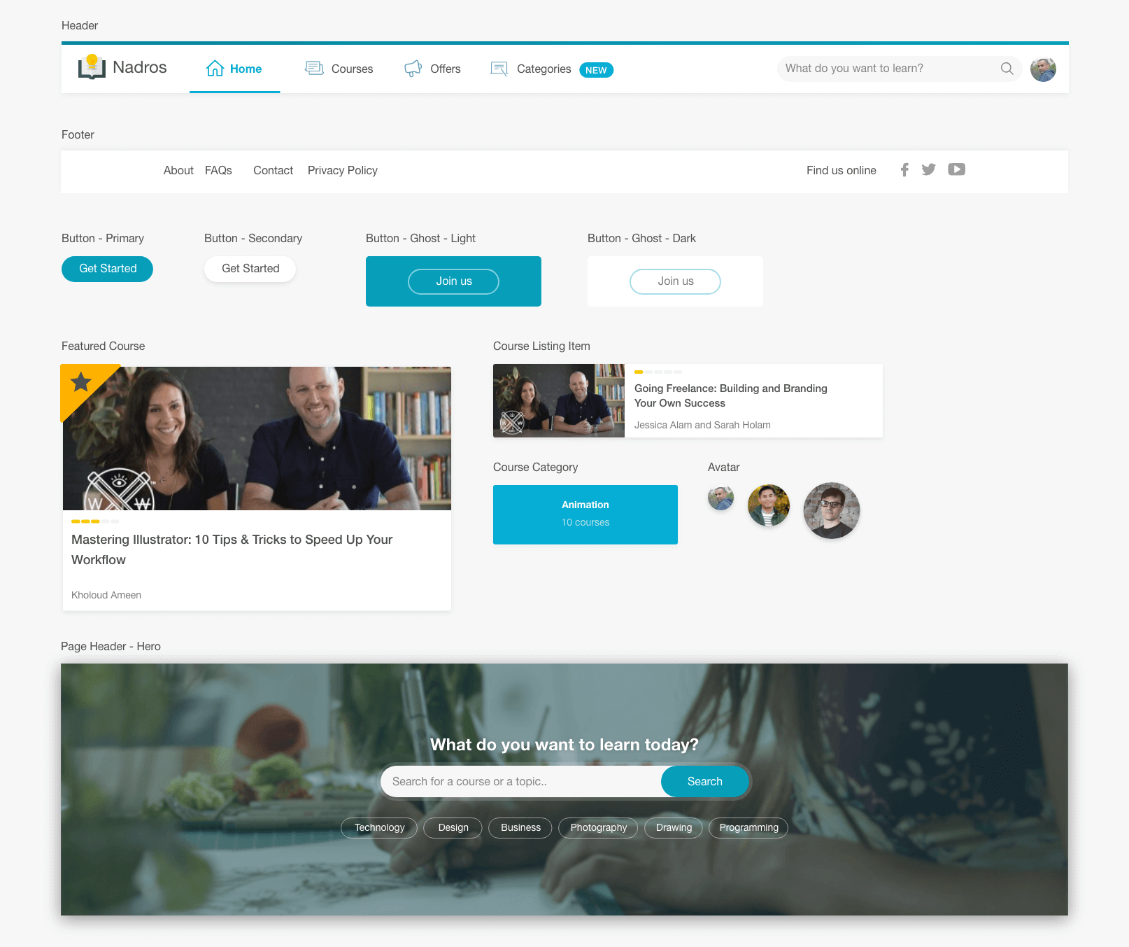 Sketch your ideas first · 2. The Process Of Implementing A Ui Design From Scratch Ahmad Shadeed