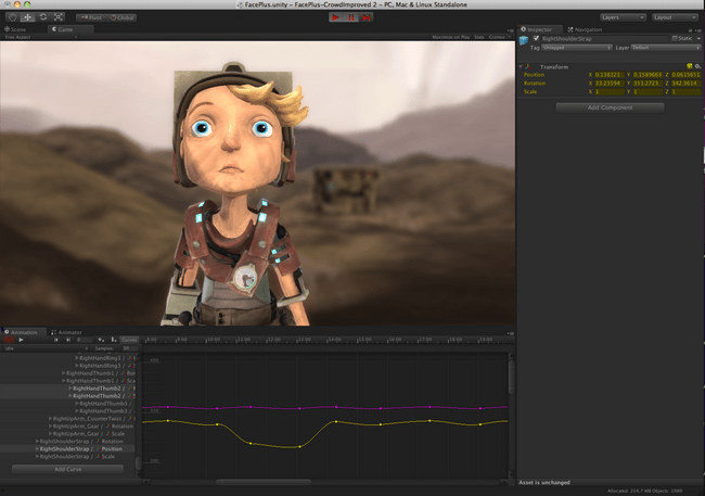 blendshapeandDopesheet_Unity