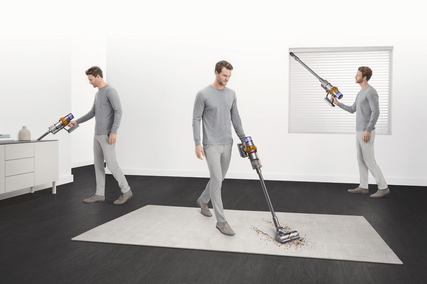 Лазерная система Dyson V15 Detect поможет лучше проводить уборку