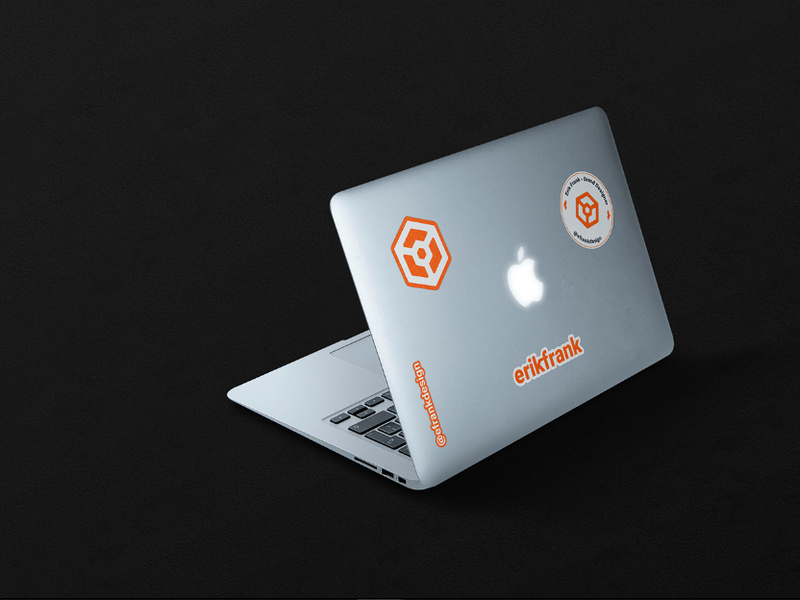 It's free to experiment on placeit, so jump in and test your design on as . Free Macbook Stickers Mockup By Erik Frank Epicpxls