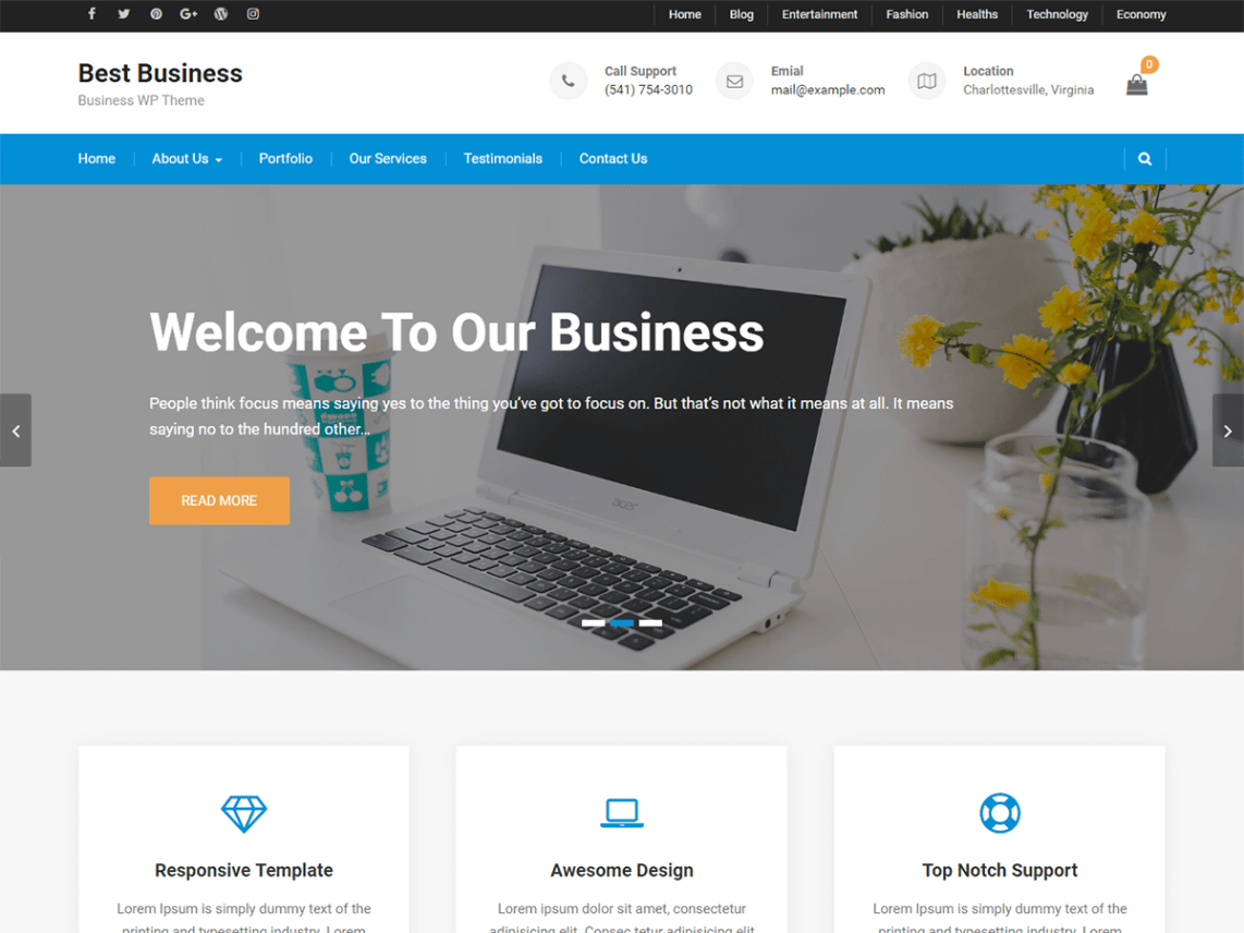 If you are one step away from building a business website of any type and niche, this next selection is for . 20 Best Corporate Premium Wordpress Themes For 2018