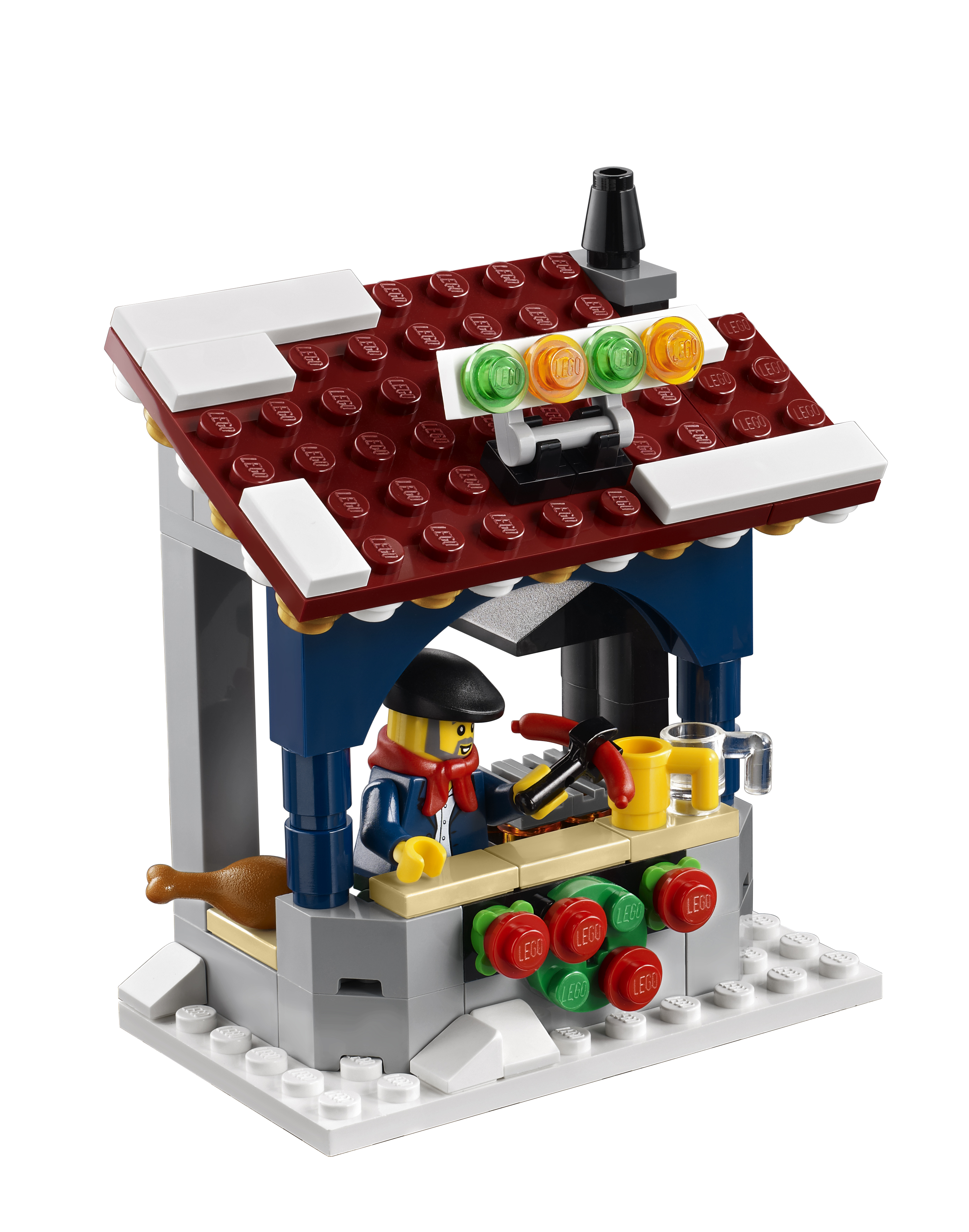 Set Stoffe Personalizzate Per LEGO Winter Village Market 10235 - Fai Da Te, Austria