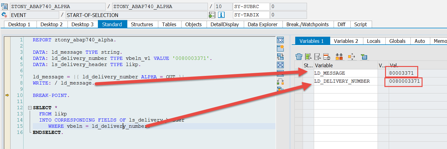 New Features in ABAP 7.4 – String Processing – ITPFED