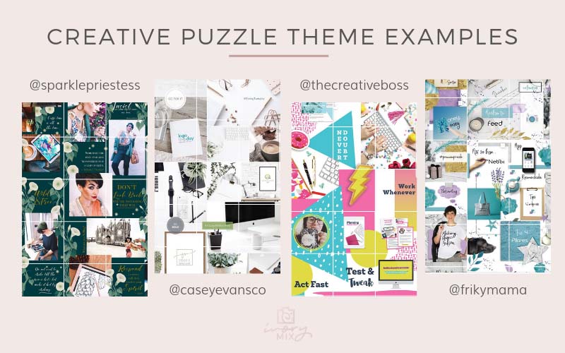 Download this free vector about instagram puzzle feed templates, and discover more than 18 million professional graphic resources on freepik. Easiest Way To Create An Puzzle Theme On Your Instagram Grid No Photoshop