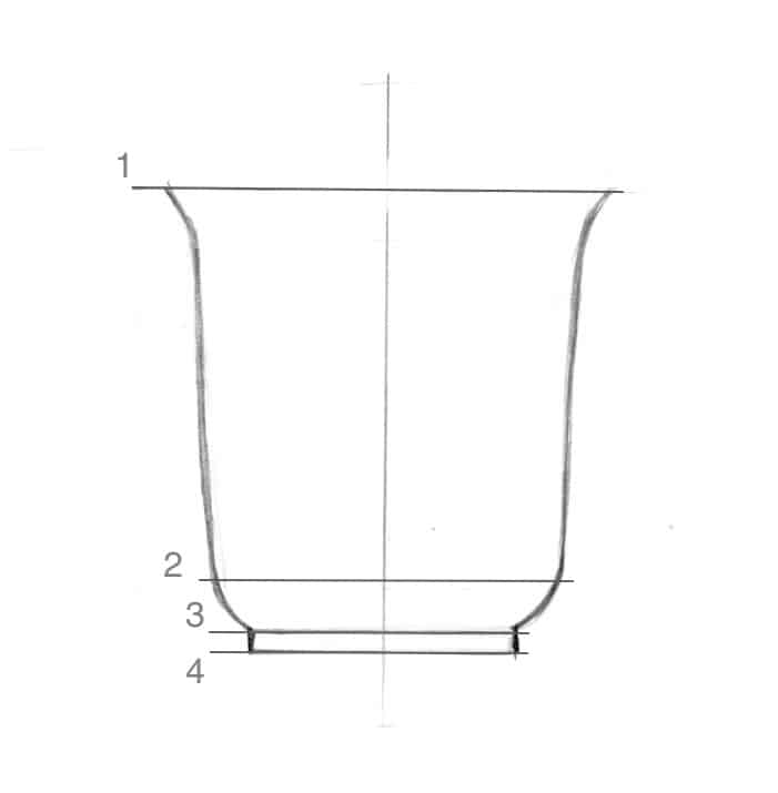 кружка рисовать карандашом