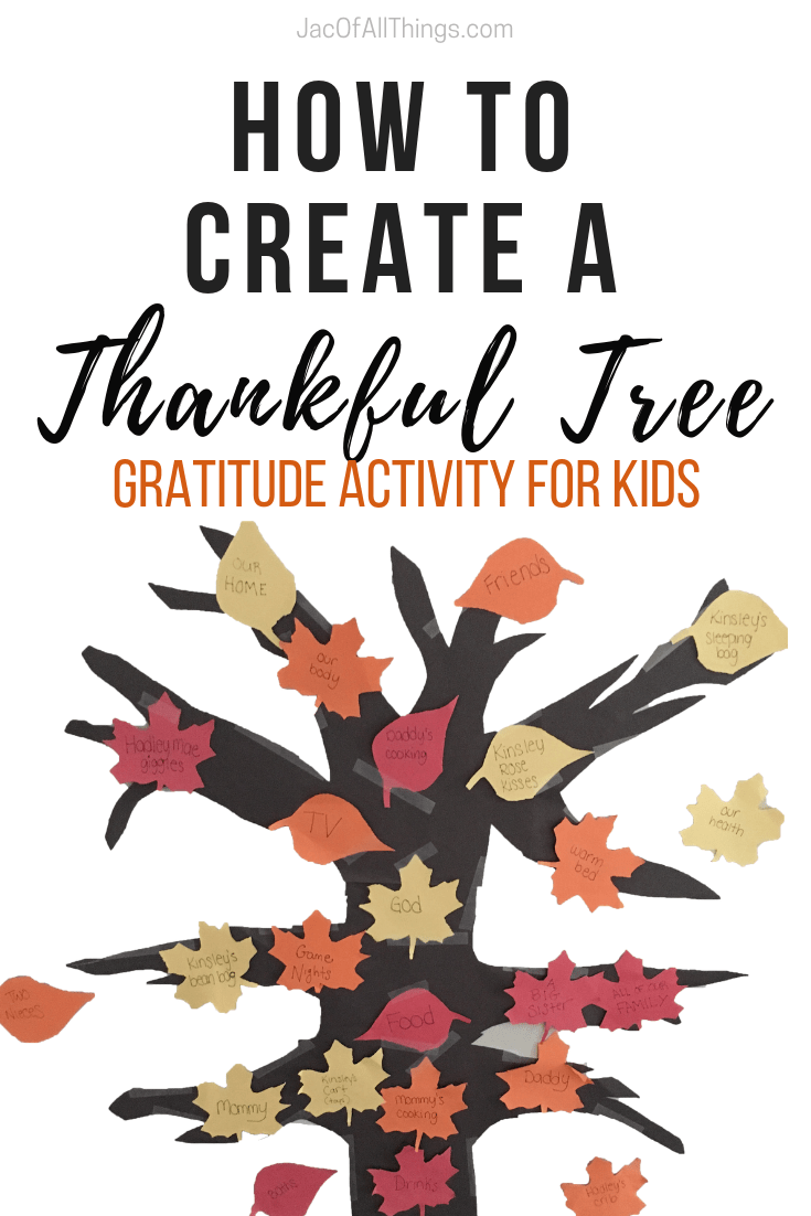 how to create a thankful tree and leaf template jac of all things