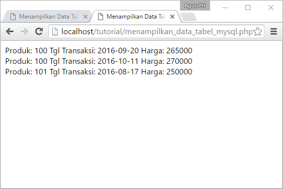 Cara Baru Menampilkan Data Tabel Pada Database MySQL Dengan PHP | Jagowebdev