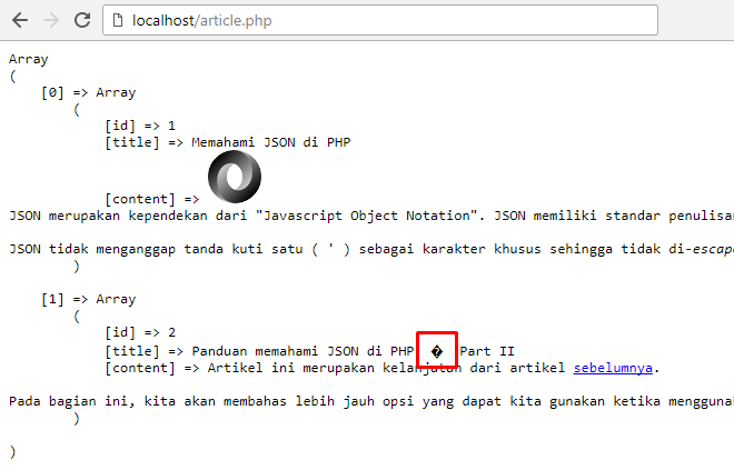JSON Dari Database - PHP dan MySQL | Jagowebdev