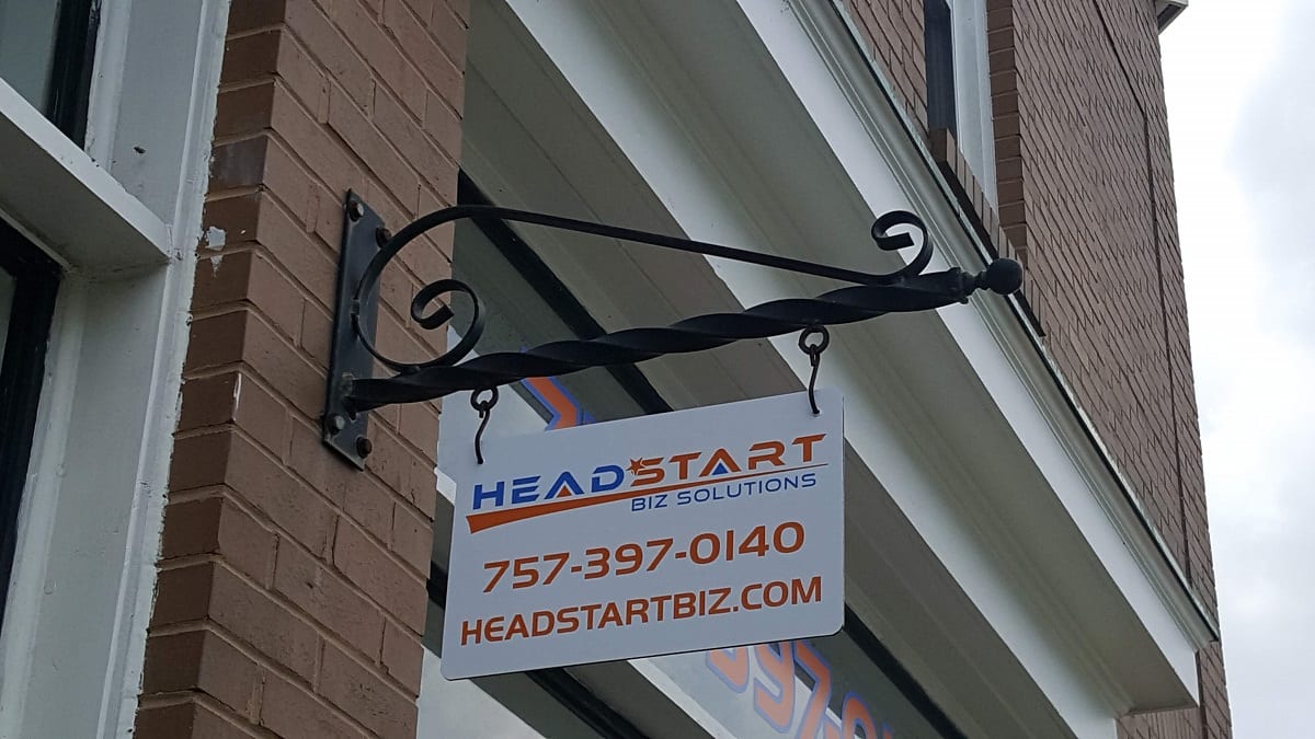 The color and intensity of lights can be adjusted, either separately (excluding the wall mounted flood light) or using a lights control panel. Hanging Signs - Newport News, Hampton, Yorktown & Norfolk, VA