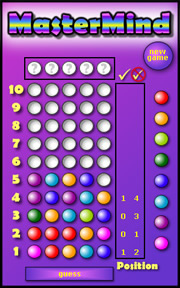 You can play offline against the computer or online with a friend. Mastermind Walkthrough Tips Review