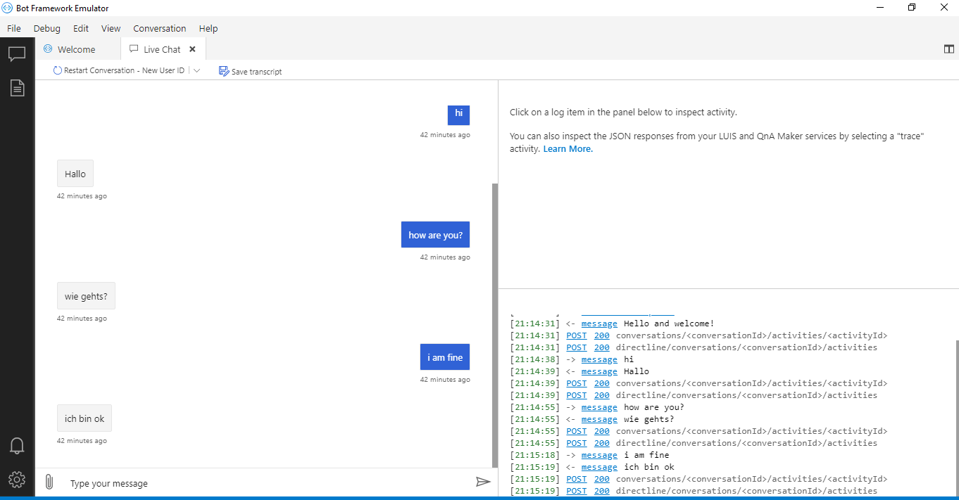Create a Simple Language Translator Bot using Bot Builder
