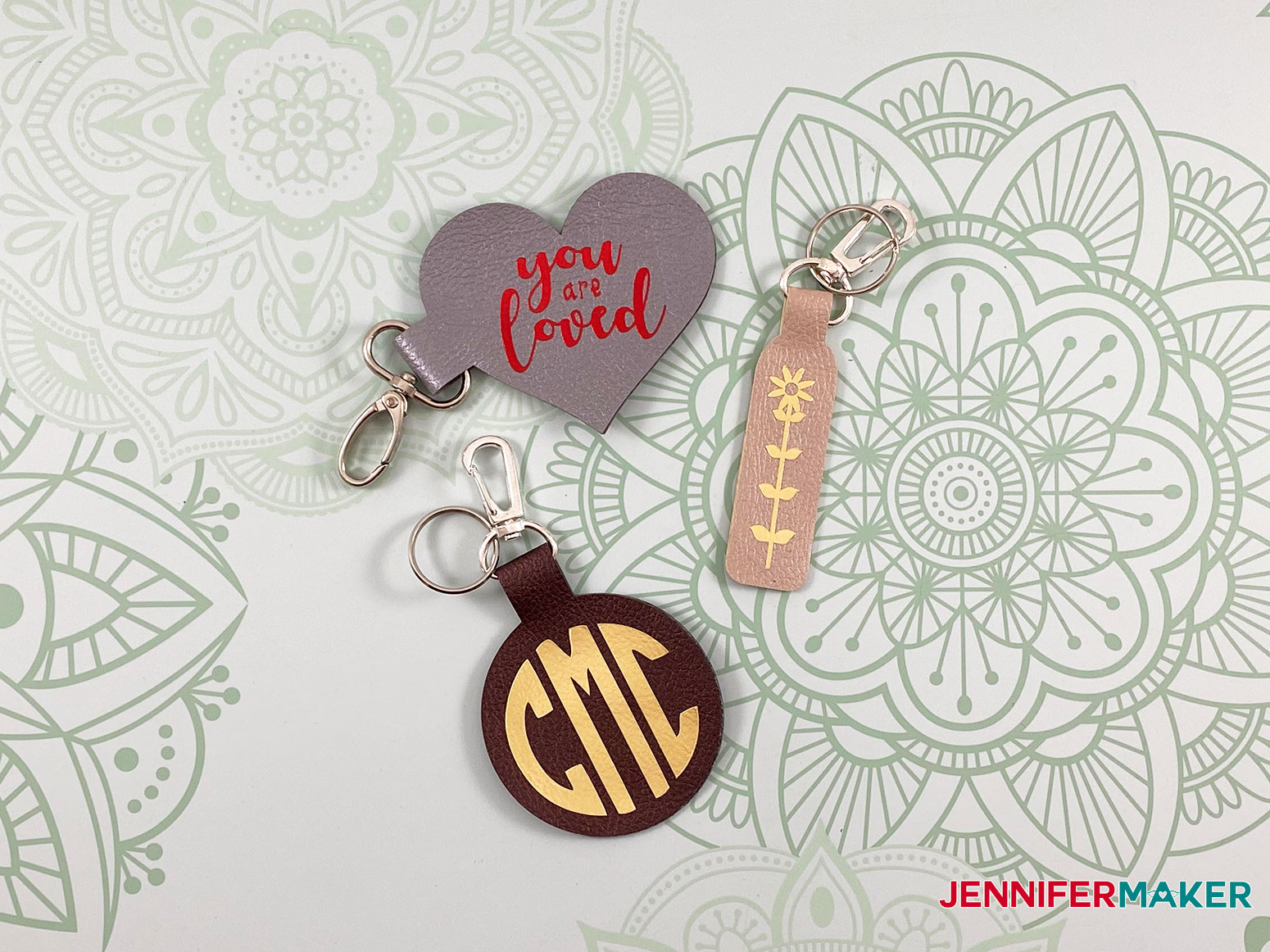 Your tassels look great cut out of faux leather, real . Easy Keychains And Tassels From Faux Leather Jennifer Maker