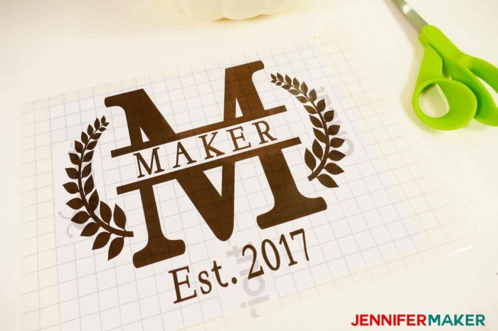 Connect the initials by welding; Cricut Split Monogram Tutorial Free Svg Jennifer Maker