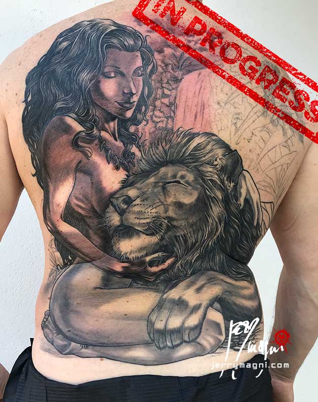 Jungle Queen – Jerry Magni Tattoo Artist Italy 792_x_626_jpg
