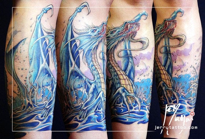 Il Drago E La Sirena – Jerry Magni - Tatuatore Bergamo 488_x_720_jpg