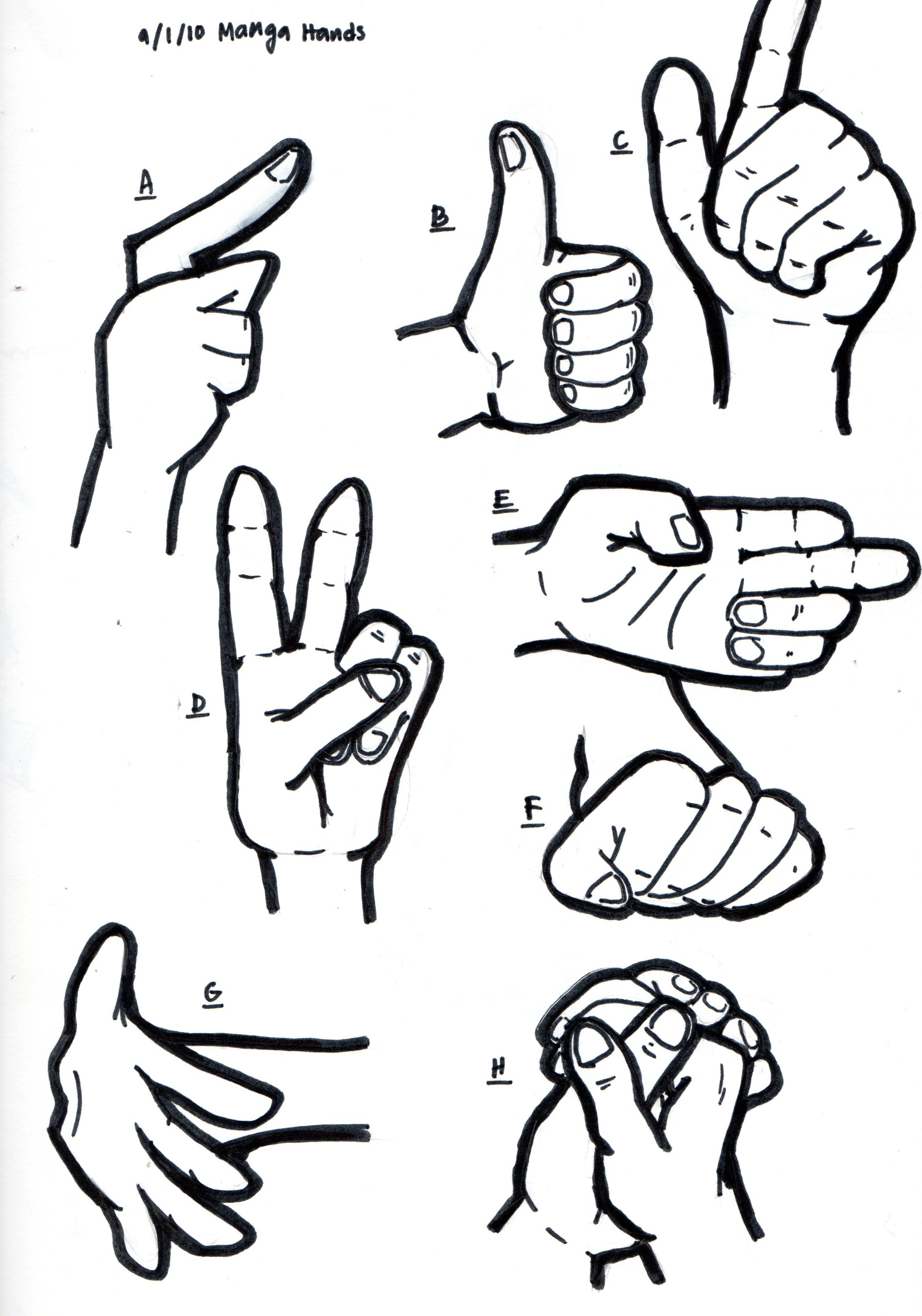 How to draw hands from easy basic beginner shapes step by step! Manga Hand Positions Expansion 2 Jesse Talks