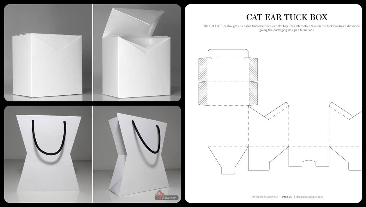 免費印刷刀模下載，合計50幾款紙袋與包裝盒刀模