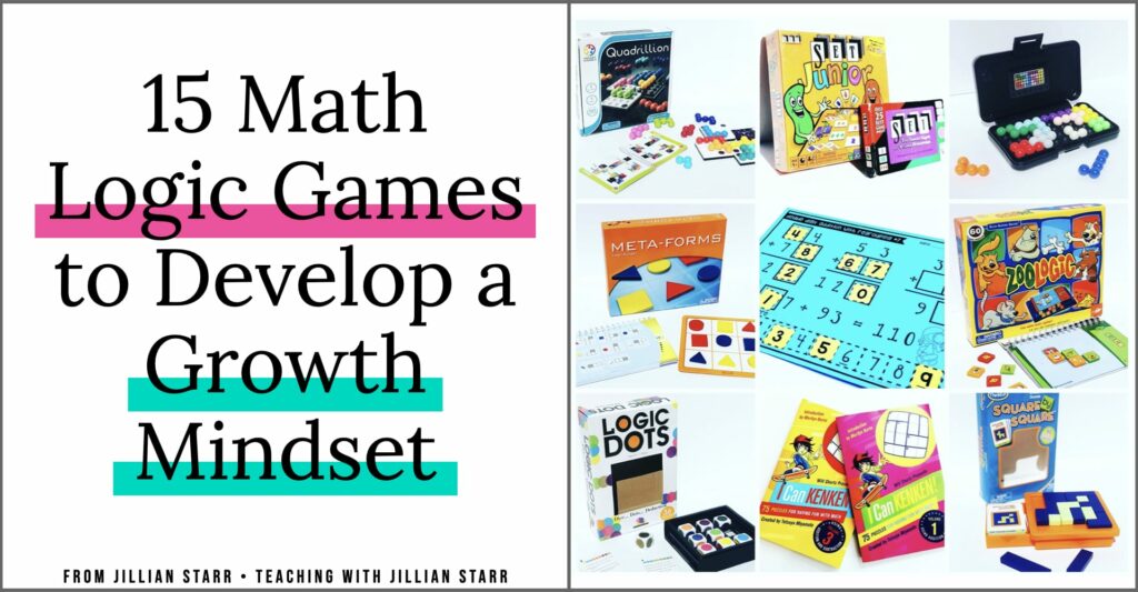 Sharpen your mind with our free online logic games for kids. 15 Logic Games To Develop A Growth Mindset Teaching With Jillian Starr