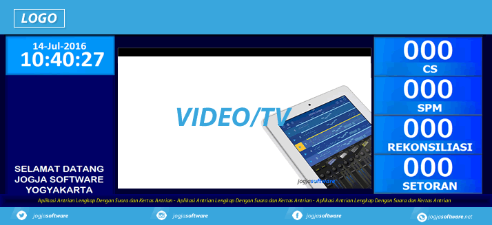 Software Antrian Lengkap Dengan Suara dan Kertas Antrian