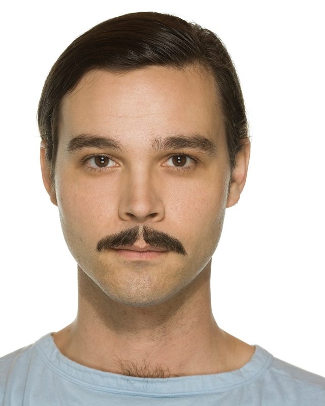 Small Mustache John Blake's Wigs and Facial Hair