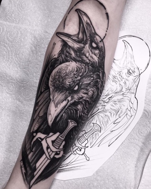Raven Tattoos – All Things Tattoo 625_x_500_jpg