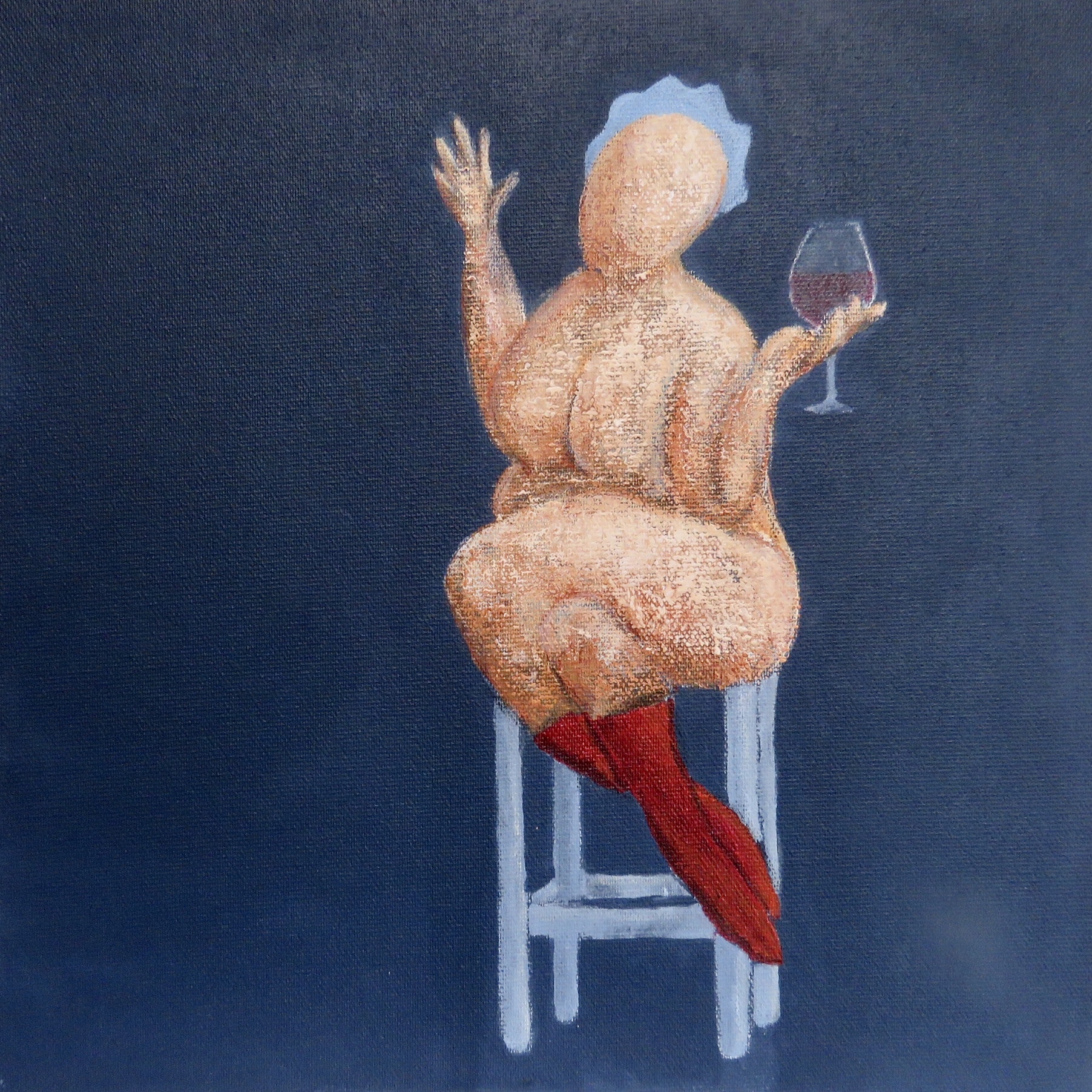 SOLGT! Fru W. 2 30x30 cm