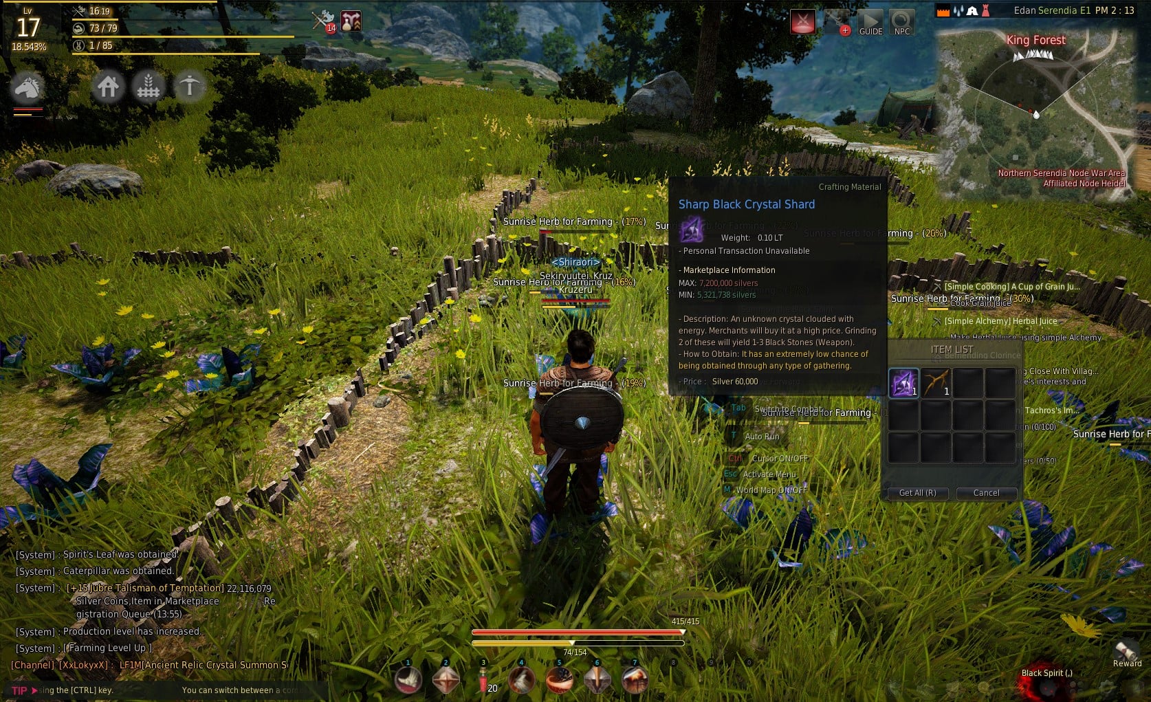 Yuk, Berburu Sharp Black Crystal Shards! Black Desert Online Jonooit