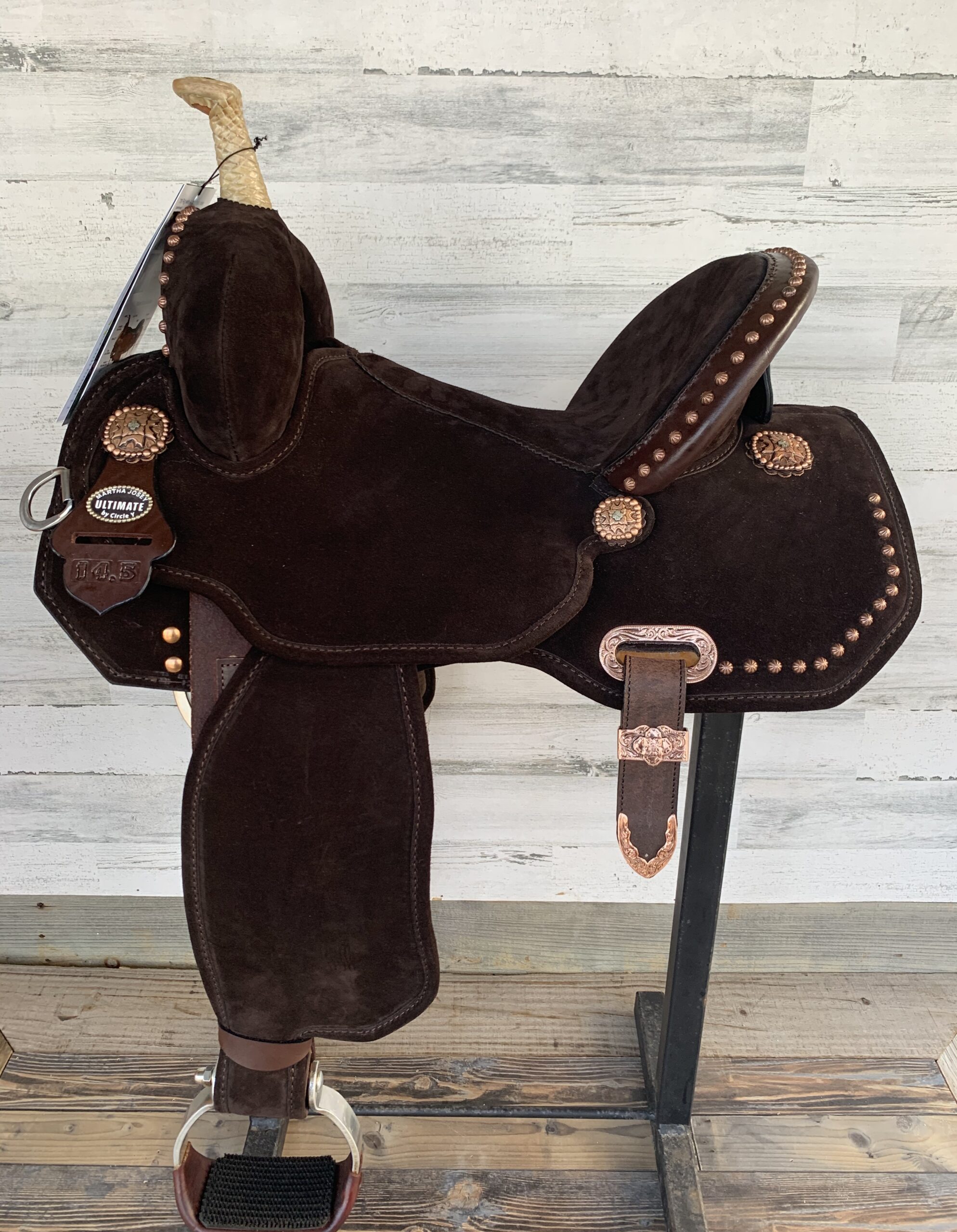 Circle Y Martha Josey Lightweight Lightspeed Barrel Saddle Jopps Tack