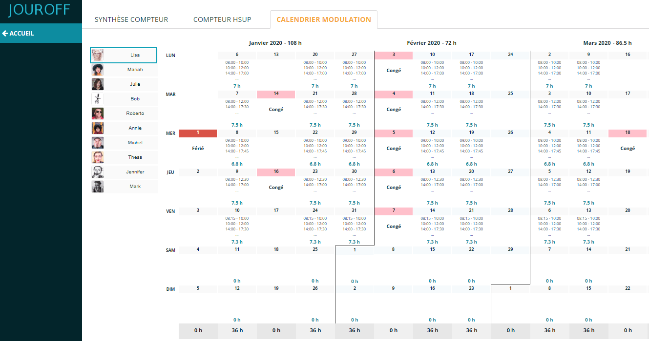 Prise en compte des absences du salarié pour le décompte de la période d'essai. Logiciel De Gestion Des Heures De Travail Jouroff