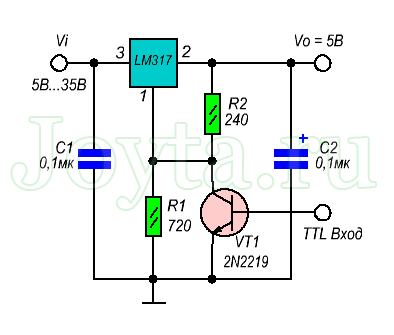 Чем отличается lm317 от lm317t. Стабилизаторы тока на lm317, lm338, lm350 и их применение для светодиодов. Применения ре