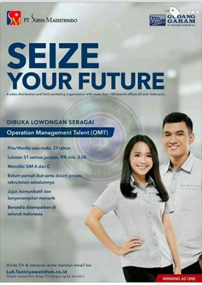 We did not find results for: Agenda Lowongan Operation Management Talent Omt Job Placement Center Politeknik Negeri Banyuwangi