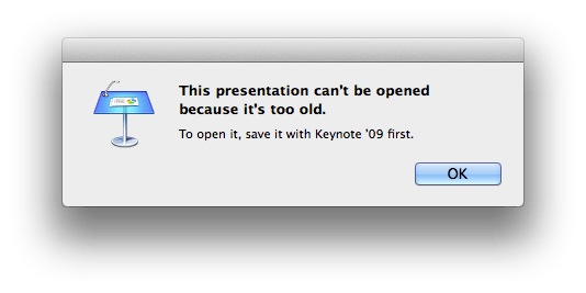 Download old version of keynote