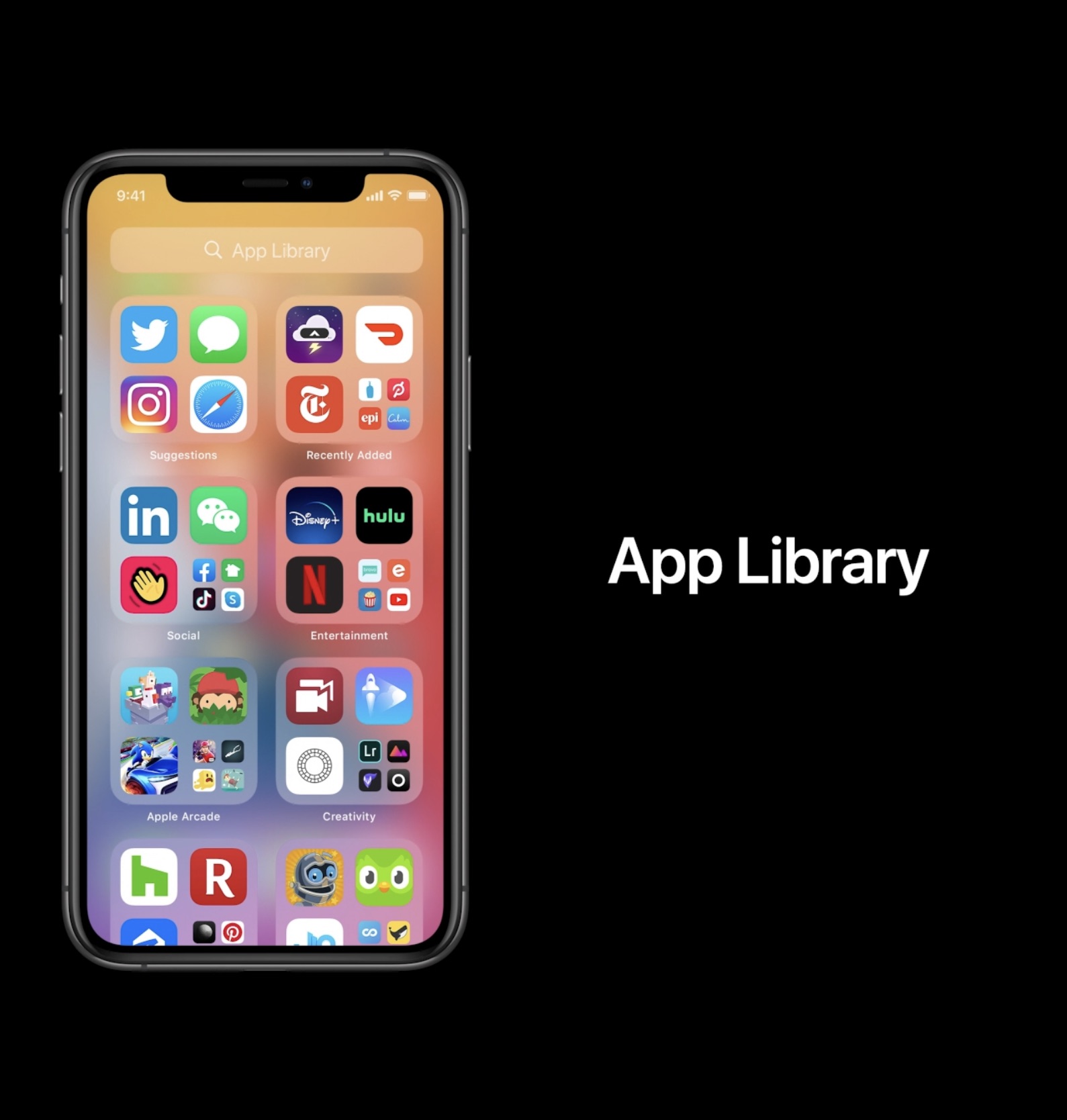 iOS 14 App Library announced at WWDC keynote 