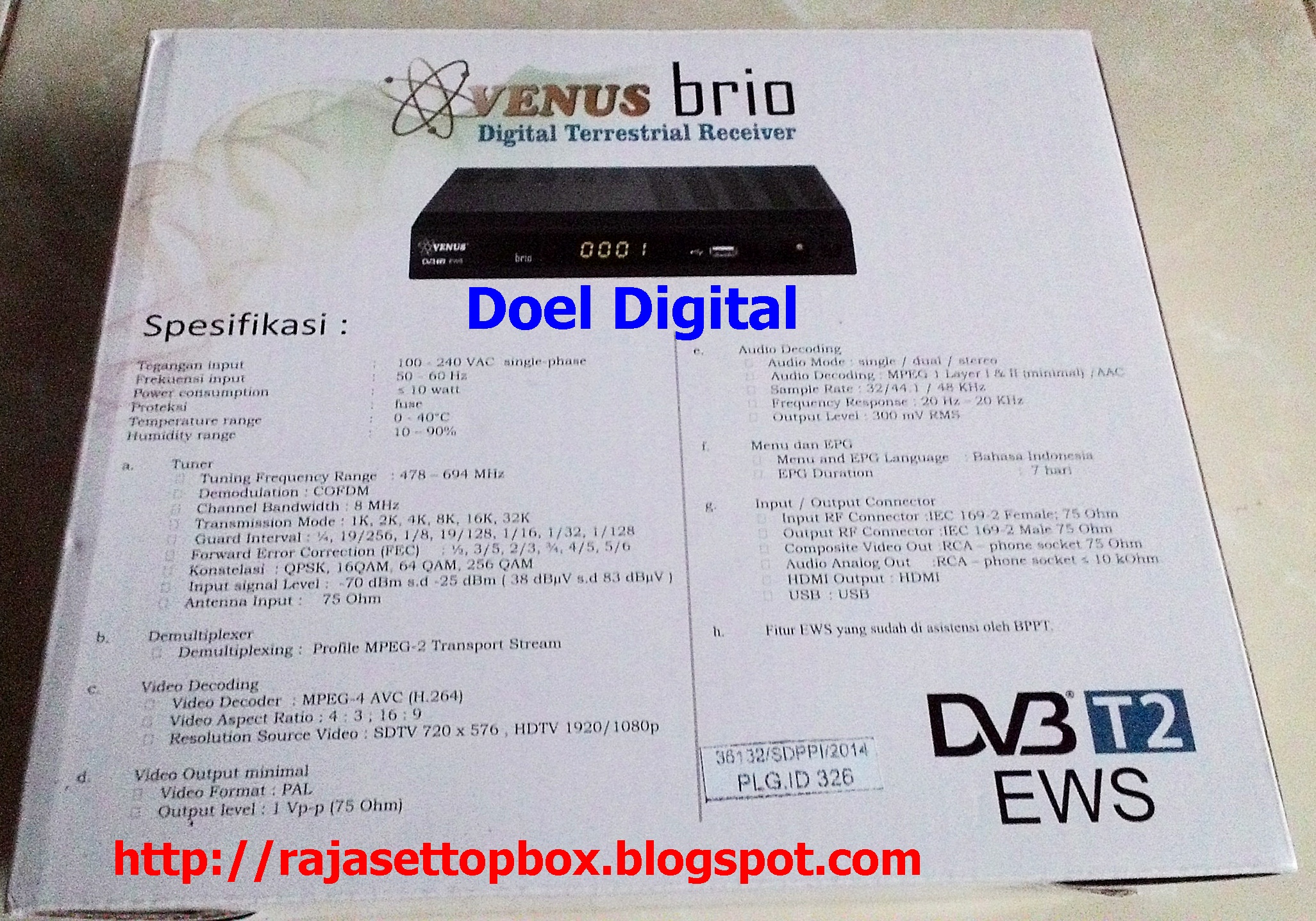 Kemkominfo menjelaskan stb adalah perangkat penerima siaran tv digital yang dapat dikoneksikan ke pesawat televisi. Set Top Box Venus Brio Dvbt2 Receiver Tv Digital Murah Terbaik Tanpa Parabola Doel Digital