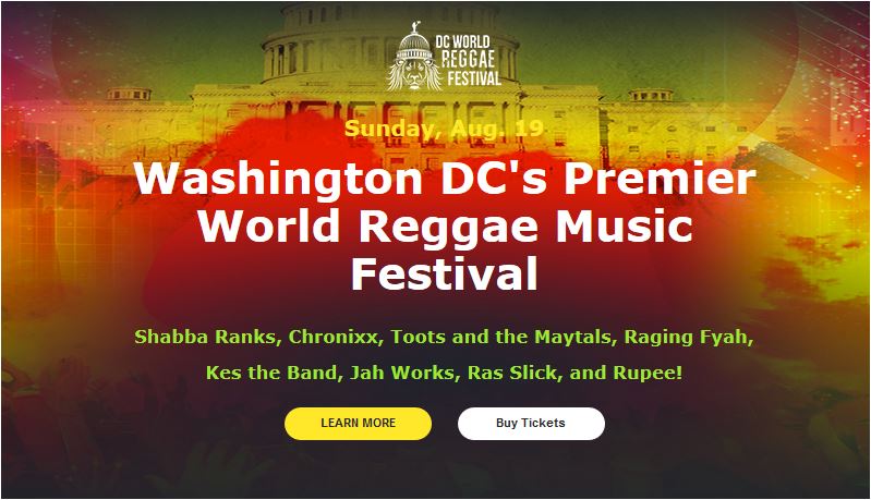 dc world reggae festival 2023 tickets DC World Reggae Festival 2018 Washington DC's Premier World Reggae Music Festival Julianspromos