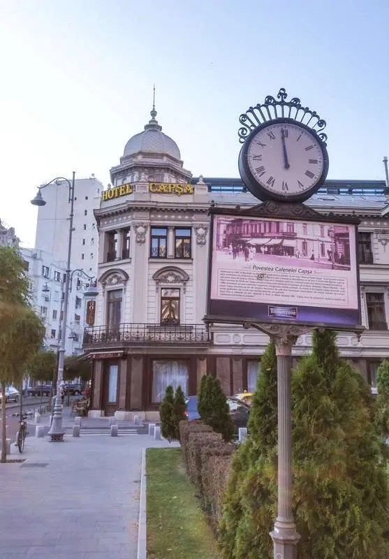 Calea Victoriei Questo discover people, places and stories Bucharest Romania Hotel Capsa
