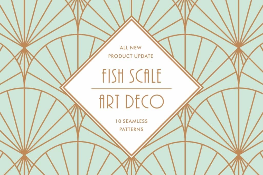 100 Best Art Deco Patterns Elements Frames For Graphic Design