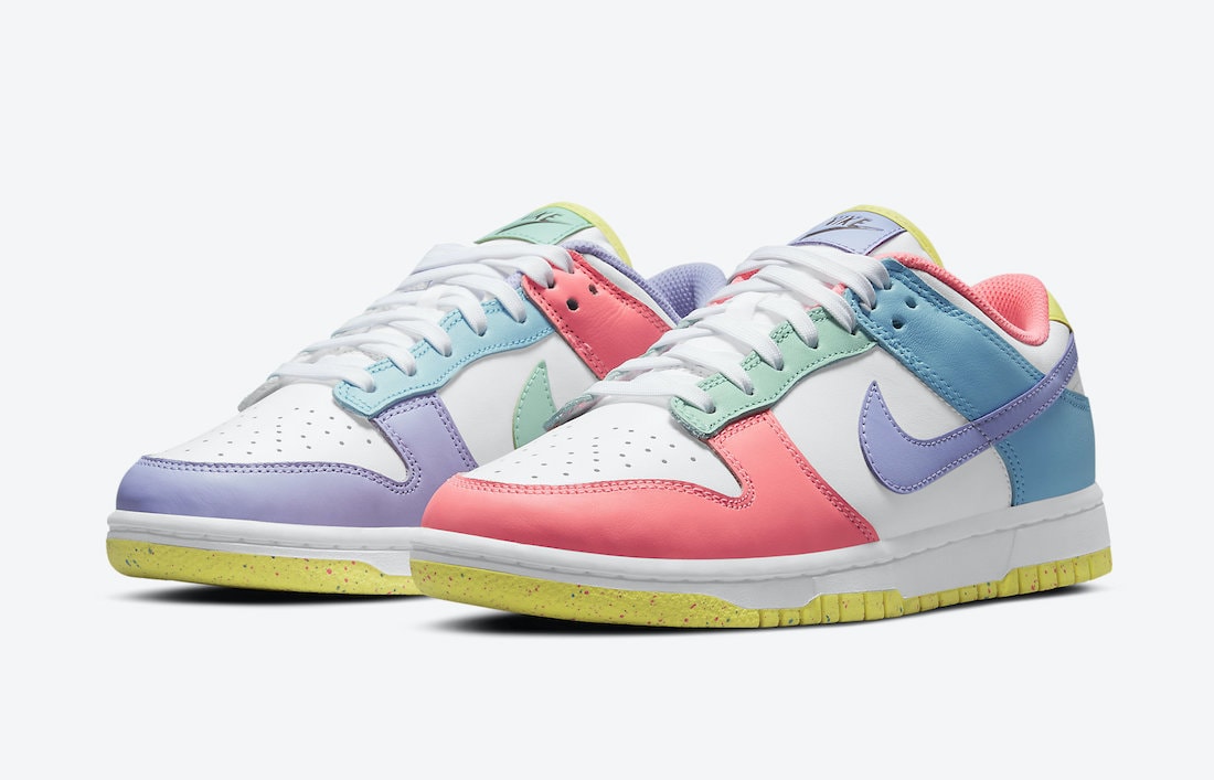 nike dunks colorful
