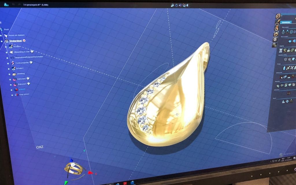 Van Idee Tot Sieraad Deel 3 Het 3d Tekenen Van Een Sieraad Juwelier Jos