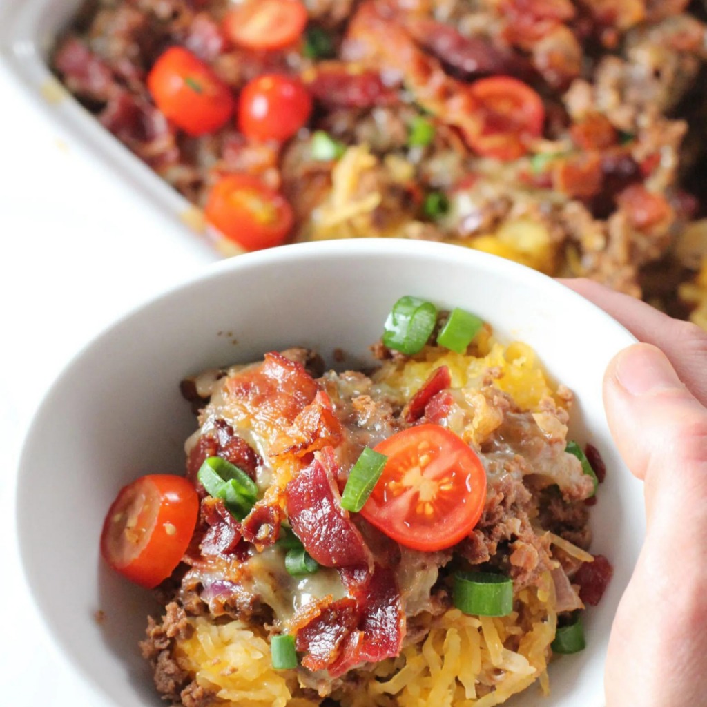 bacon cheeseburger casserole