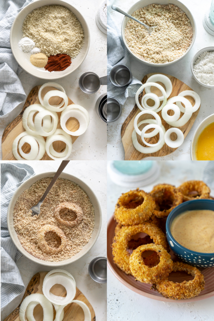 how to make air fryer onion rings