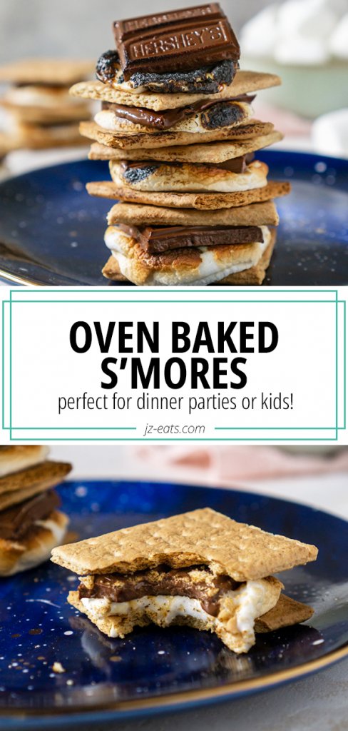 oven baked s'mores pinterest pin